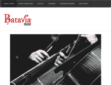 Tablet Screenshot of bataviamusic.org
